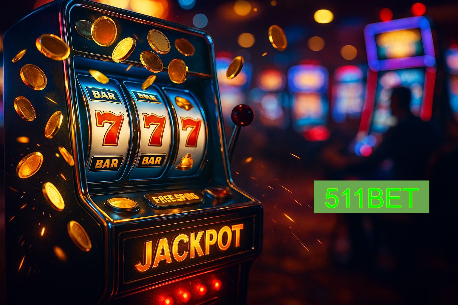 Diversos jogos de caça-níqueis